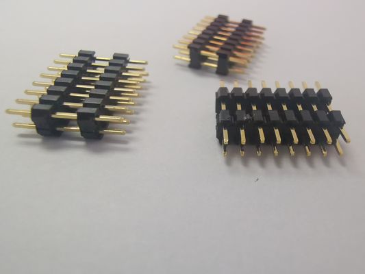 Dayanıklı 20 Pinli PCB Başlık Konektörü 1mm Pitch Konnektör Çift Sıralı
